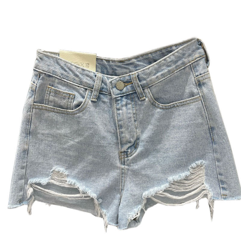 Raw Edge Rebel — Instagram-Ready Denim Shorts