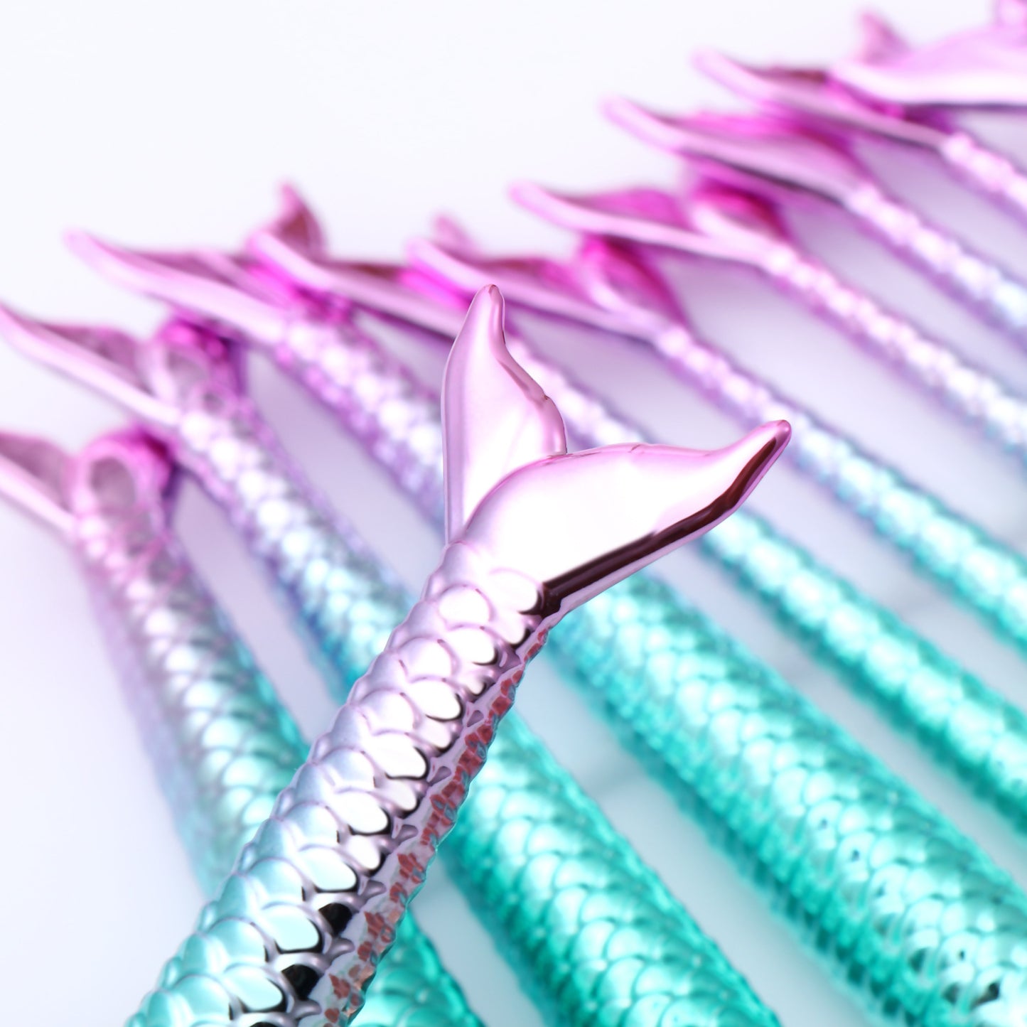 Mermaid Off Duty — 11pc Mermaid Tail Foundation and Eyebrow Brush Kit