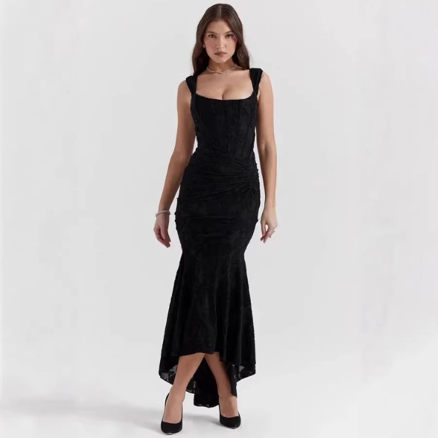 Siren Song — Sleeveless Fishtail Maxi Gown