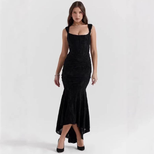 Siren Song — Sleeveless Fishtail Maxi Gown