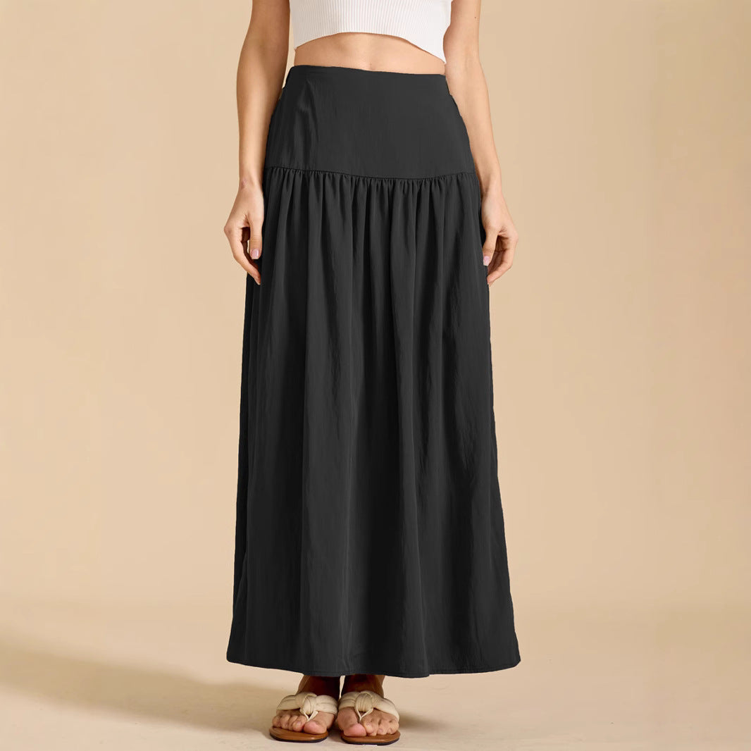 Pocket Full of Posies — Cotton Pocketed High-Waisted Maxi Skirt