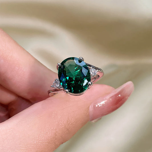 Purple Reign — Large Carat CZ Filigree Cocktail Ring