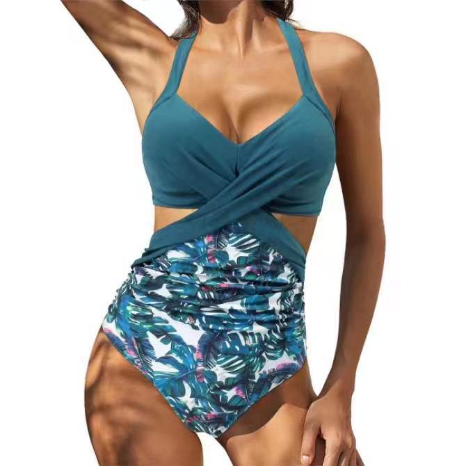 Color Pop — Multi-Color Split Bikini Swimwear