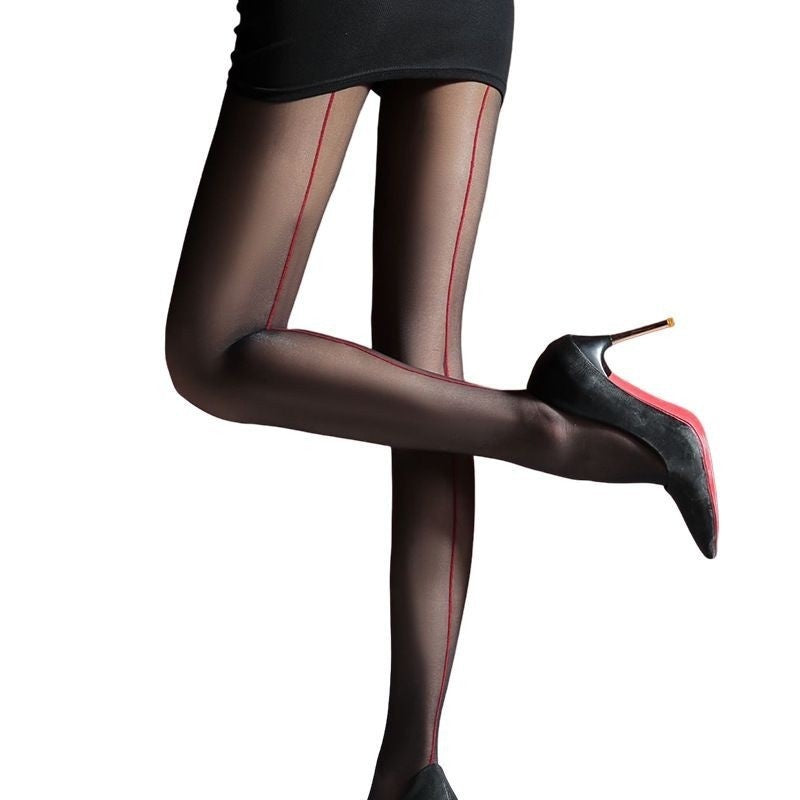 Stripe Up Your Life — Invisible Vertical-striped Ultra-thin Tights