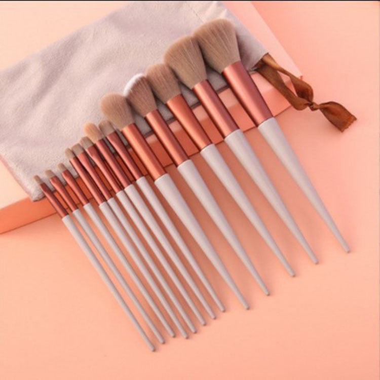 Brush with Greatness — 13pc Essential Makeup Brush Set for Face & Eyes