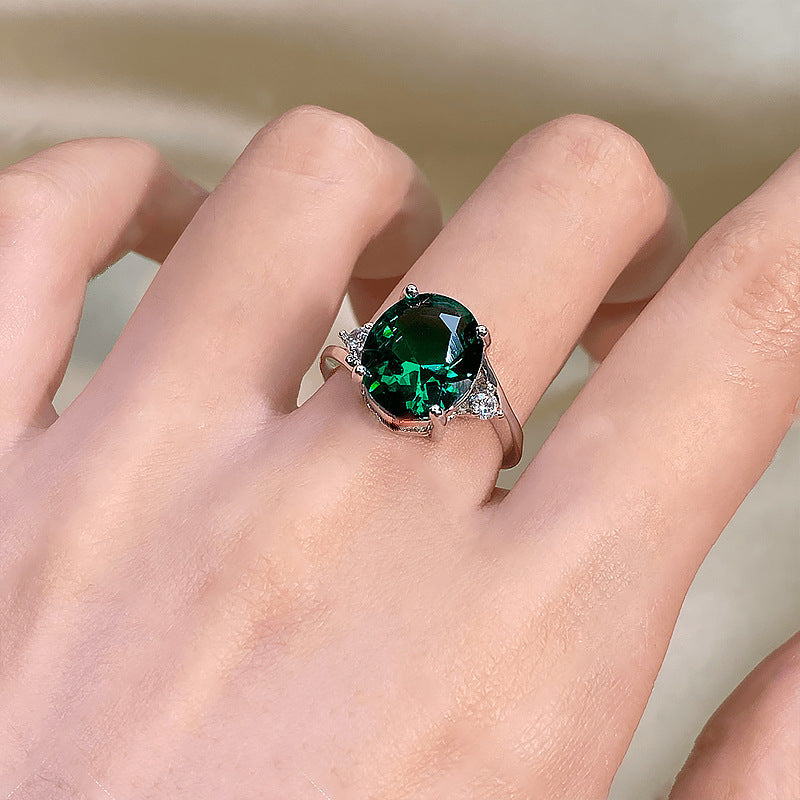 Purple Reign — Large Carat CZ Filigree Cocktail Ring