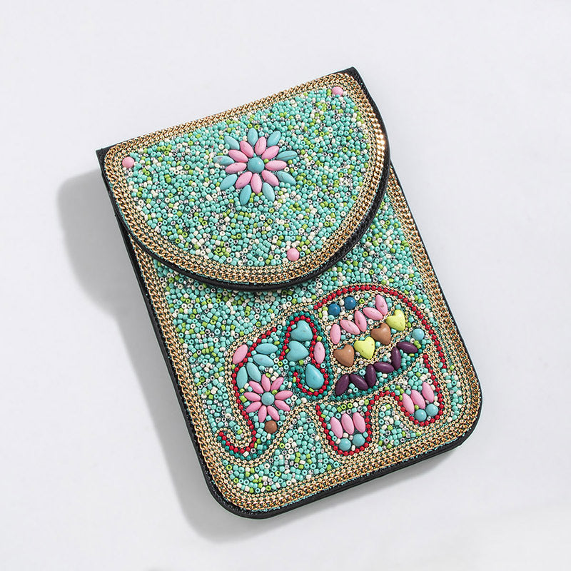 Bead Bliss — Bohemian Bead Satchel Phone Bag