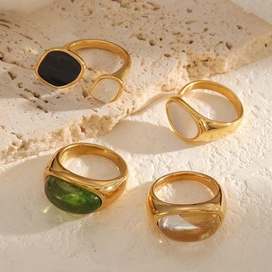 Ring Rhapsody — Elegant Cast Stainless Steel Ring for Women