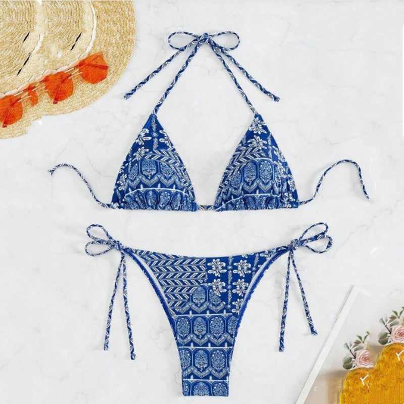Stitch & Sizzle — Printed Bandage Bikini