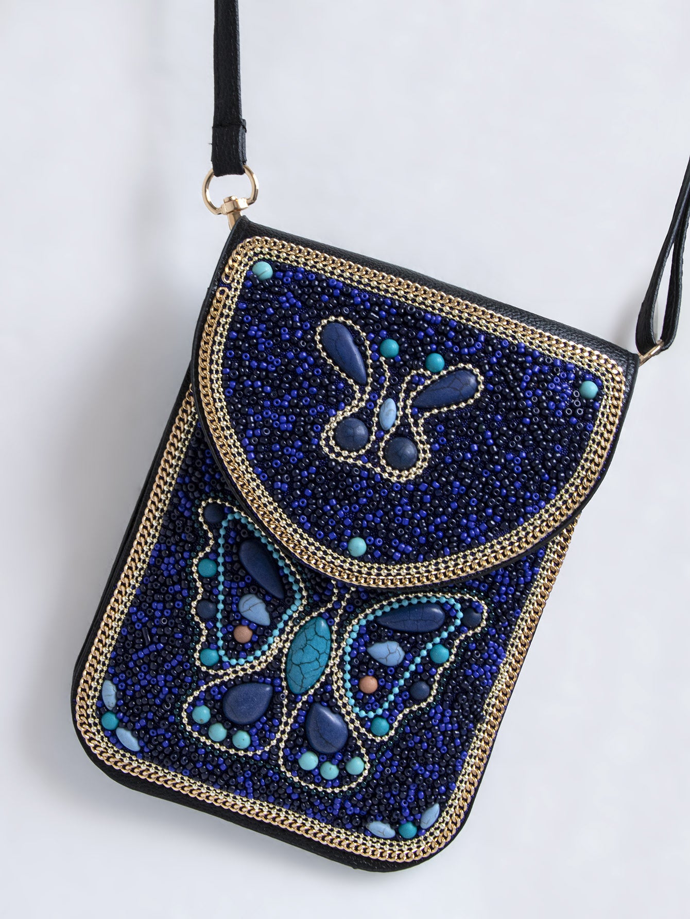 Bead Bliss — Bohemian Bead Satchel Phone Bag