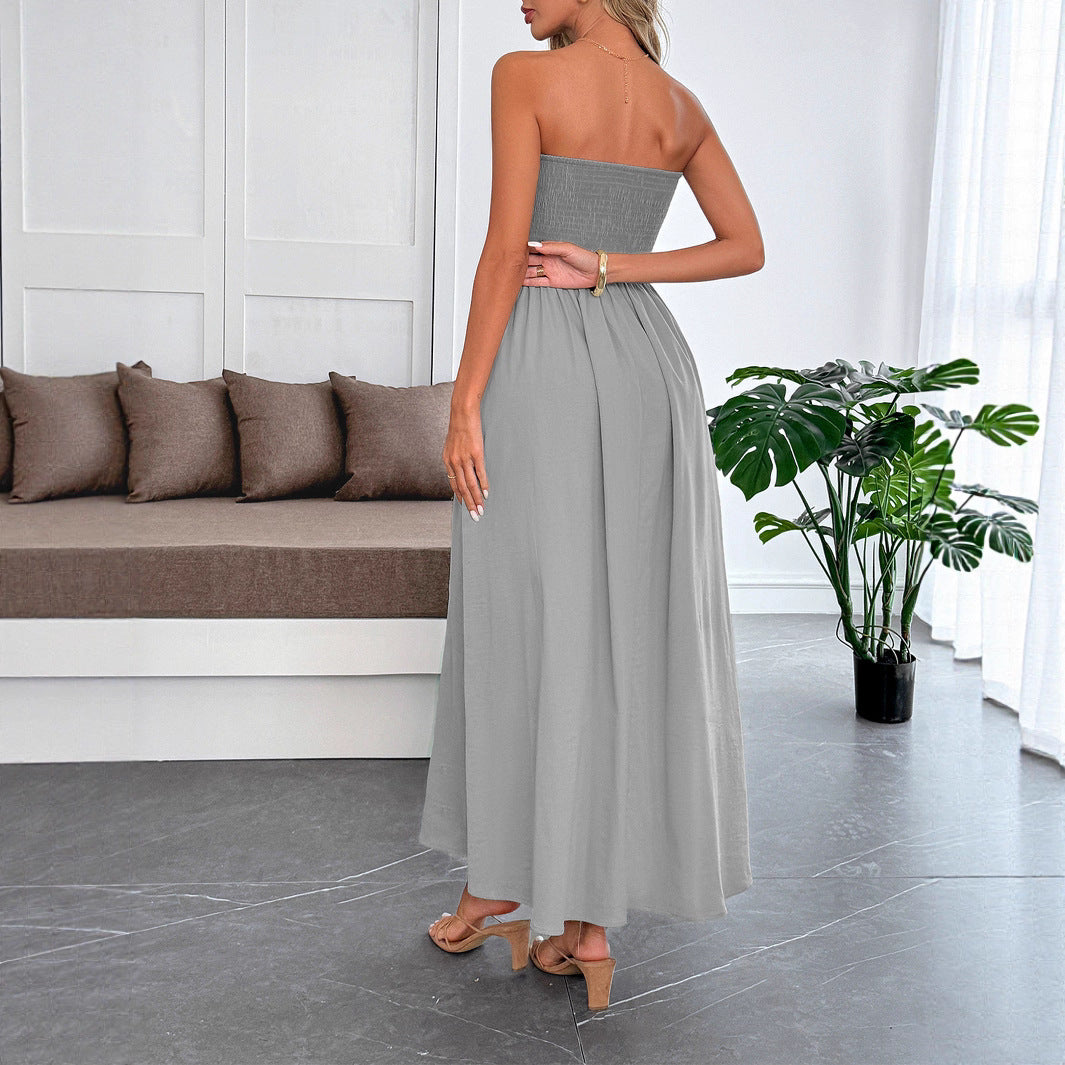 Cinch & Slay — Tube Top Waist-cinching Dress