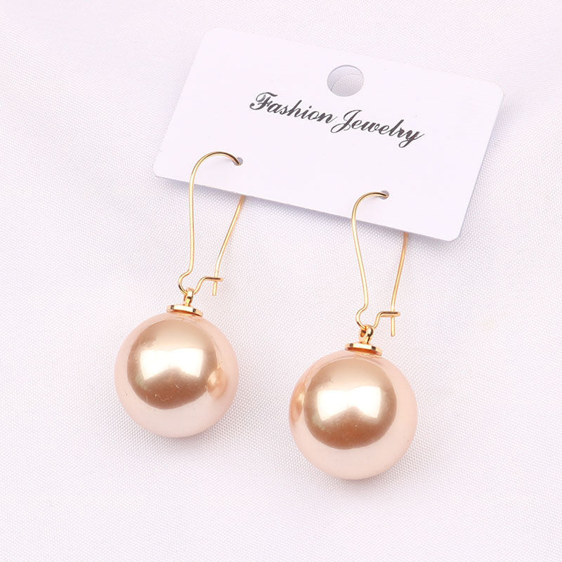 Pearl-fectly Chic — Large Silver Pearl Ear Clips for Women