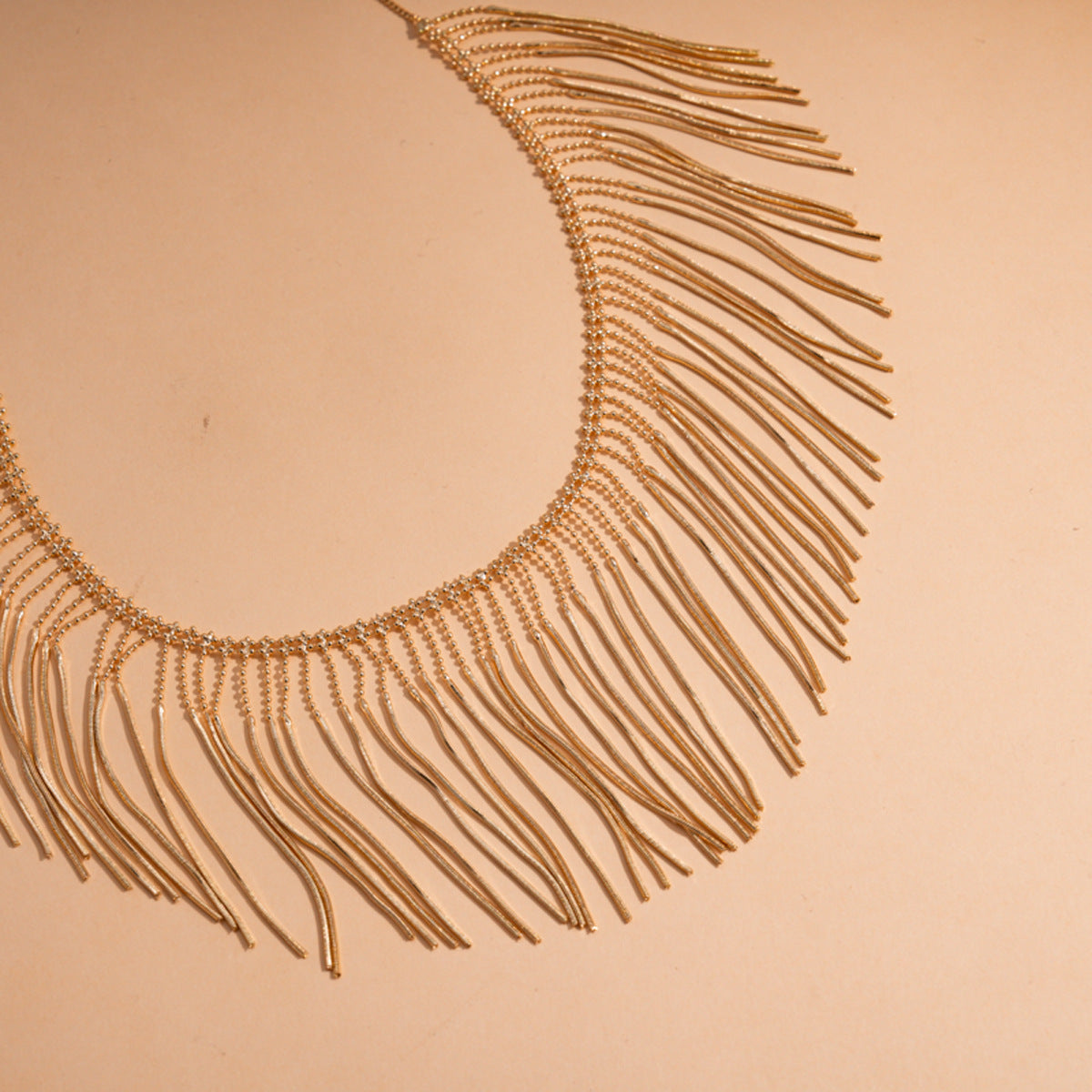Tassel Twirl — Fashionable Metal Tassel Necklace