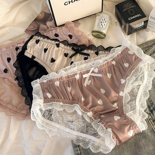 Heart's Desire — Fashion Heart-Shaped Lace Underwear