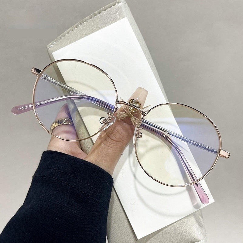 Screen Saver Style — Round Blue Light Blocking Glasses, Rx Optional