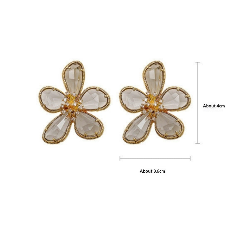 Floral Fancy — Temperament Female Flower Earrings