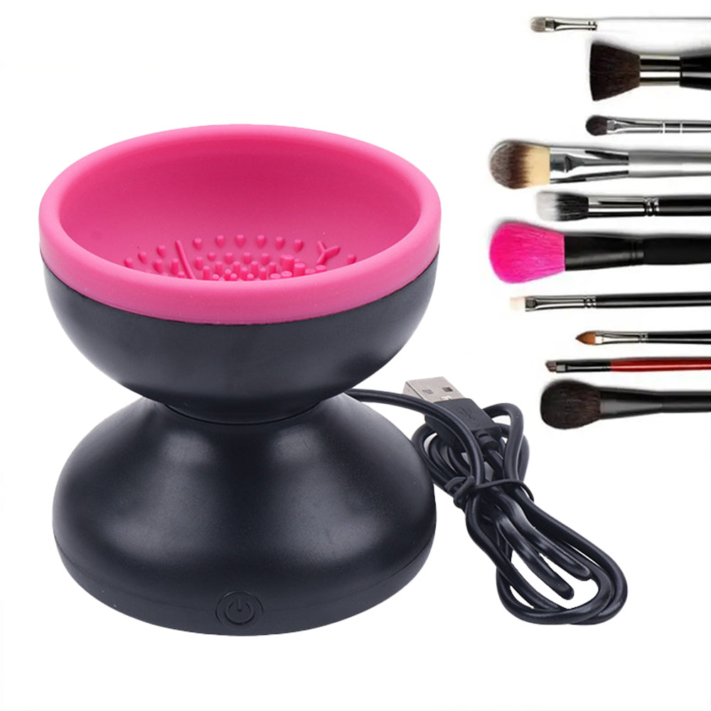 Brush Up Your Act — Automatic USB Makeup Brush Cleaner, Fits All Sizes