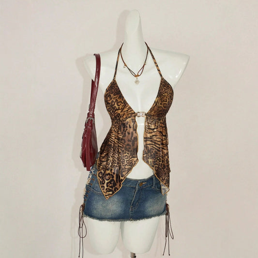 Print Charming — Fashionable Printed Halter-Neck Top