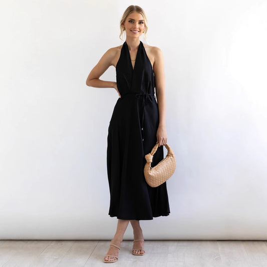 Halter Ego — Halterneck Sexy Backless Dress