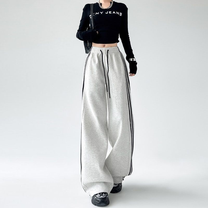 Sweat Swag — Straight-Leg Sports Sweatpants with Tech Feel