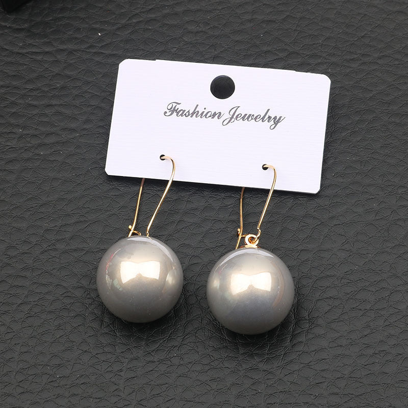 Pearl-fectly Chic — Large Silver Pearl Ear Clips for Women