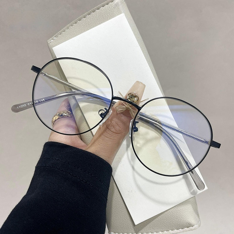Screen Saver Style — Round Blue Light Blocking Glasses, Rx Optional