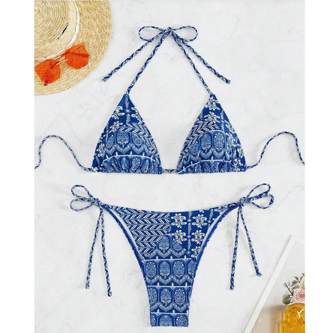 Stitch & Sizzle — Printed Bandage Bikini