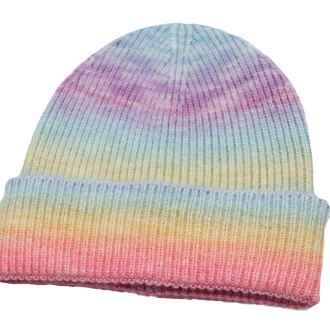 Gradient Yarn Hat Women's Fashion Knitted Hat
