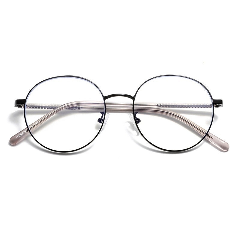 Screen Saver Style — Round Blue Light Blocking Glasses, Rx Optional