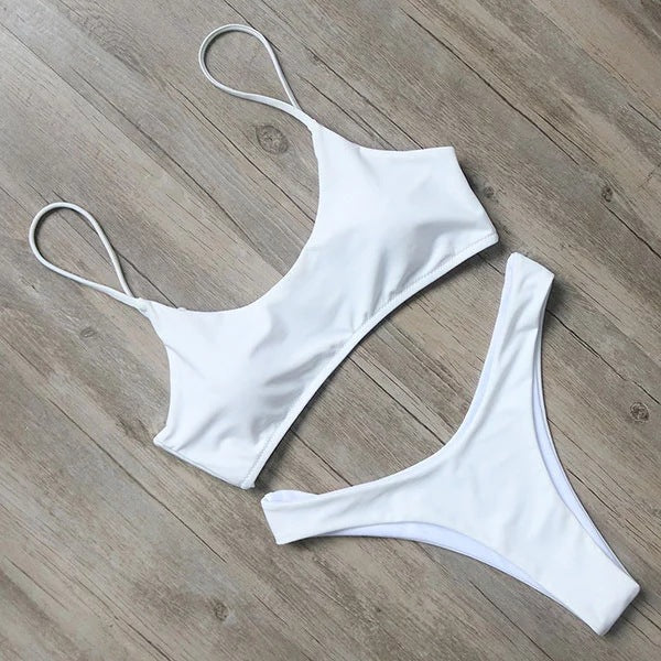 Simply Swim — Solid Color Bikini Swimsuit