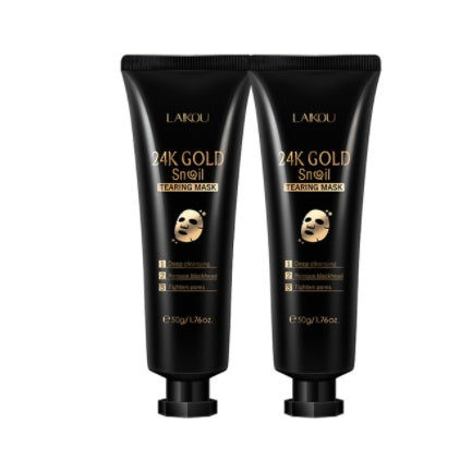 Snail Mail to Smooth — Hydrating Gold Foil Tear-Off Mask