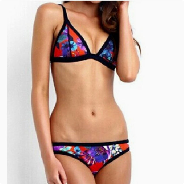 Brazilian Beauty — Geometric Print Bikini Swimsuit for Women