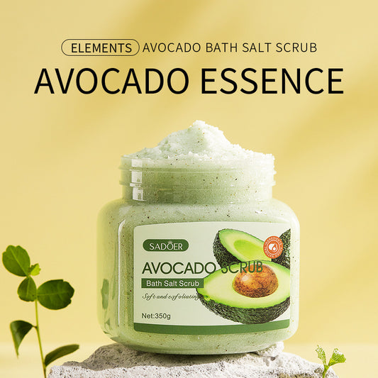 Fruity & Smooth — Exfoliating Bath Salt Scrub Cream for Body Care