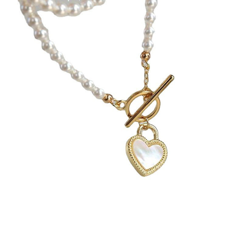Two Hearts — Reversible Black & White Heart Necklace