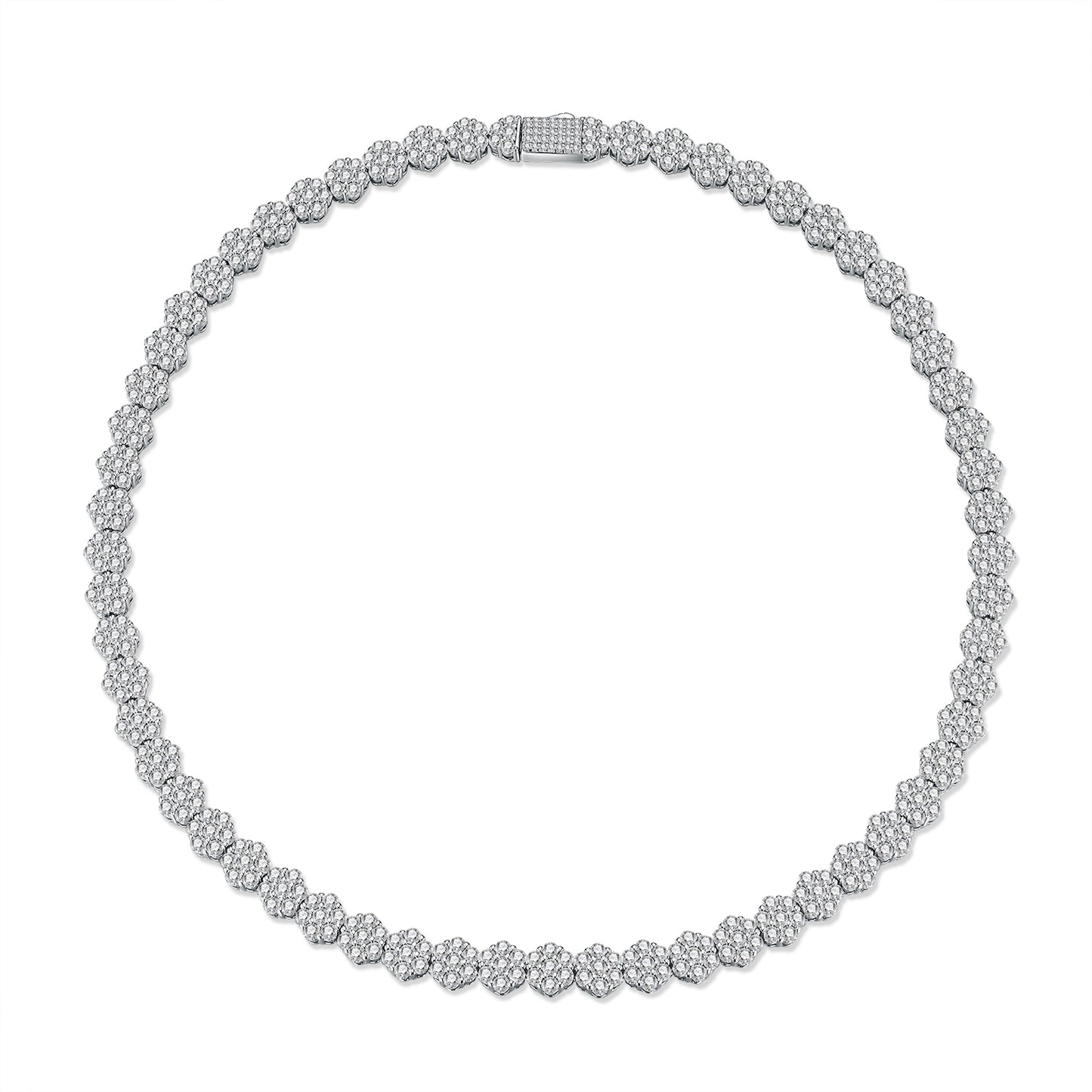 Moissanite Marvel — S925 Silver Platinum Plated Moissanite Pendant