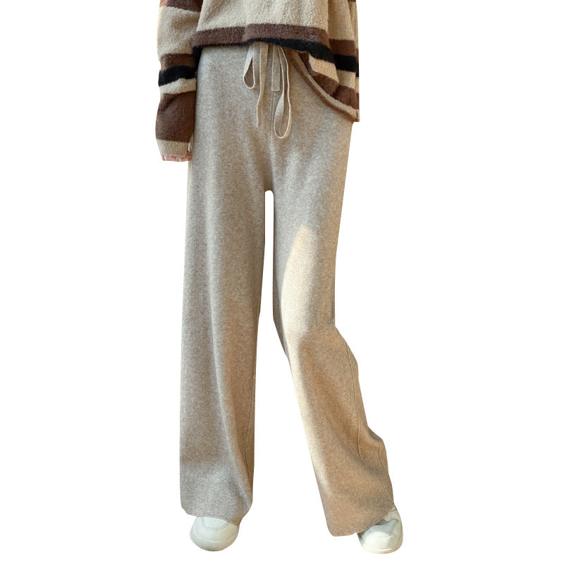 Elegance in the Everyday — High-Waisted Casual Straight-Leg Pants