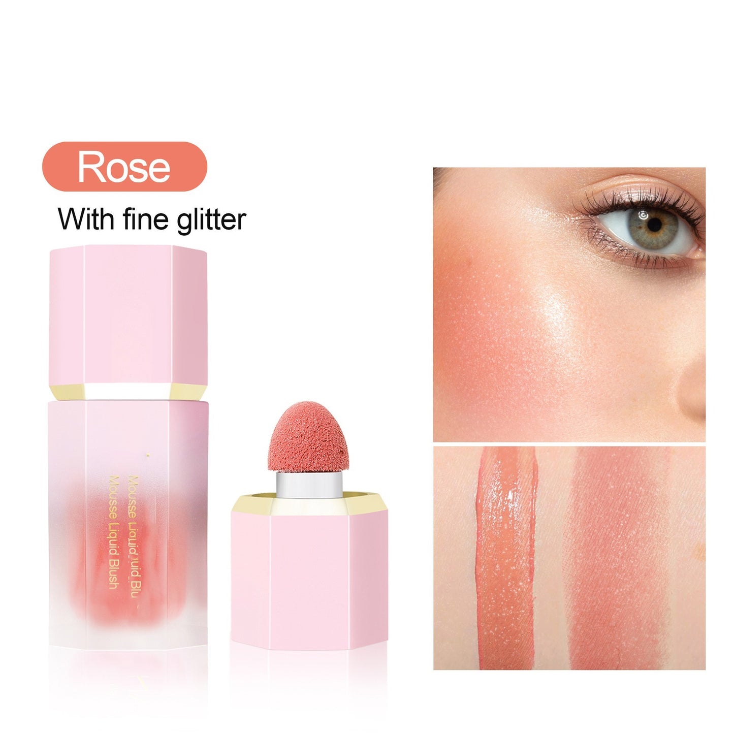 Cheeky Glow — Liquid Powder Blush & Eye Shadow