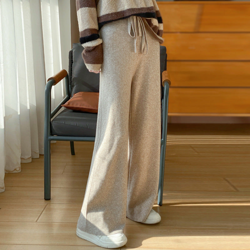Elegance in the Everyday — High-Waisted Casual Straight-Leg Pants