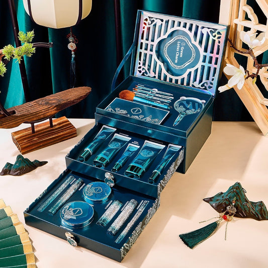 Lotus Blossom — 18pc Beauty Makeup & Skincare Set