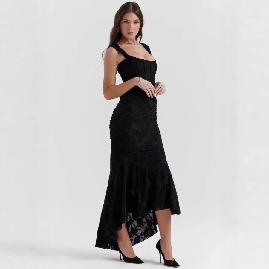 Siren Song — Sleeveless Fishtail Maxi Gown