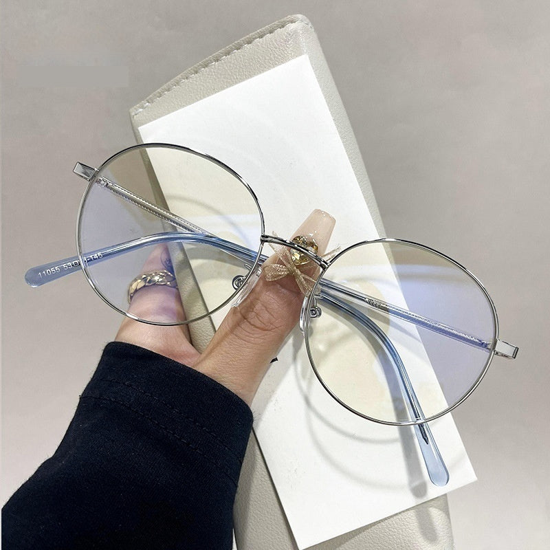 Screen Saver Style — Round Blue Light Blocking Glasses, Rx Optional