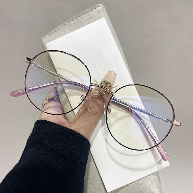 Screen Saver Style — Round Blue Light Blocking Glasses, Rx Optional