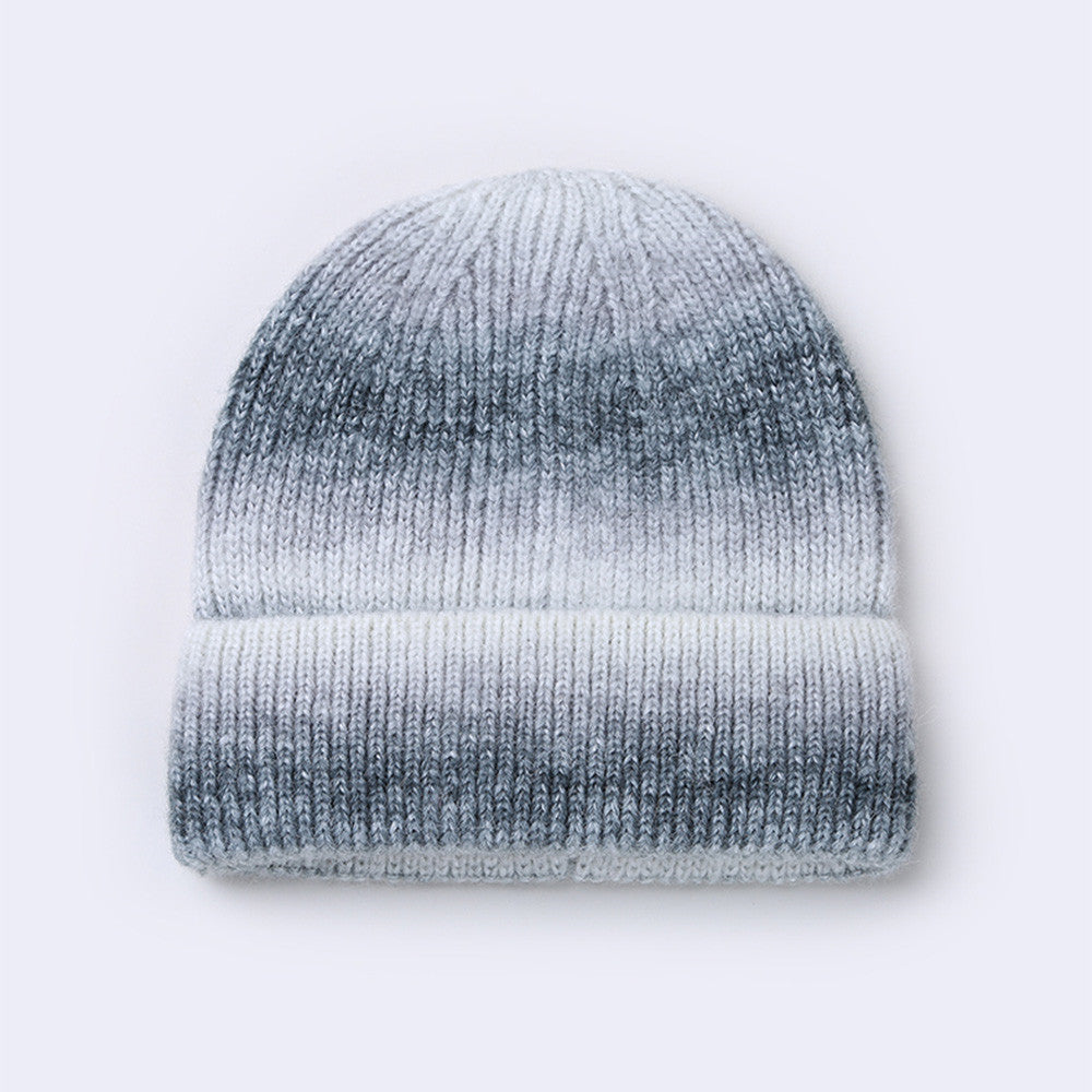 Gradient Yarn Hat Women's Fashion Knitted Hat
