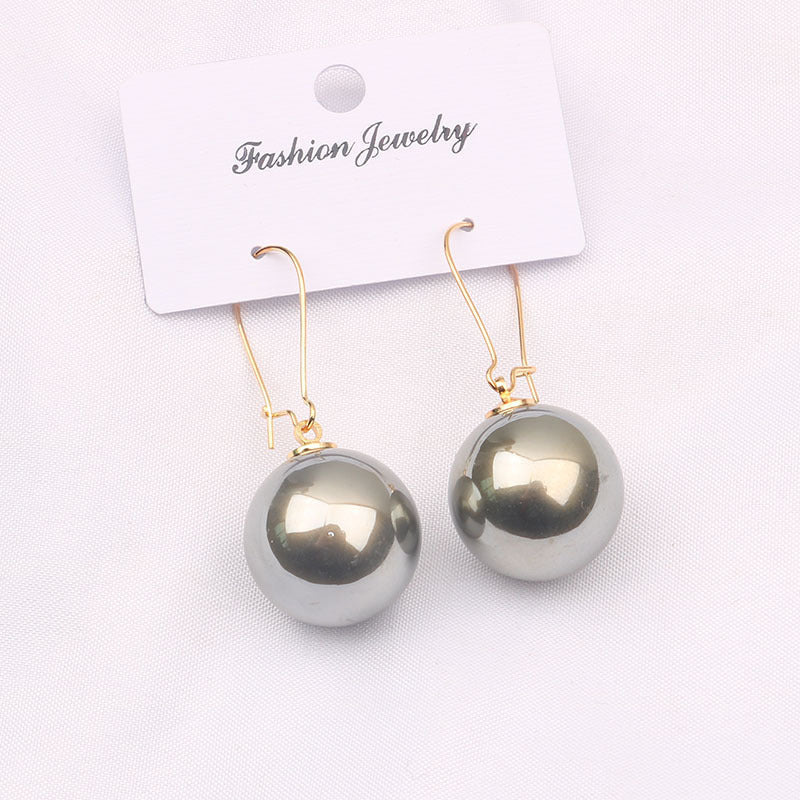 Pearl-fectly Chic — Large Silver Pearl Ear Clips for Women