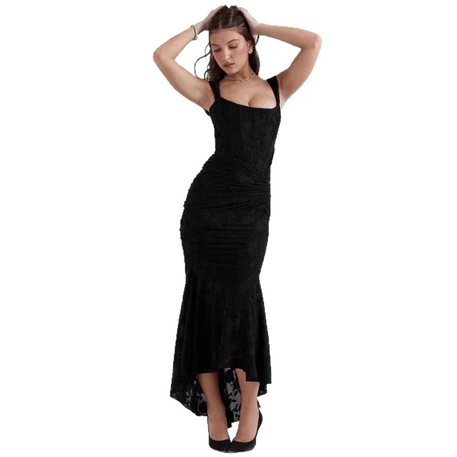 Siren Song — Sleeveless Fishtail Maxi Gown
