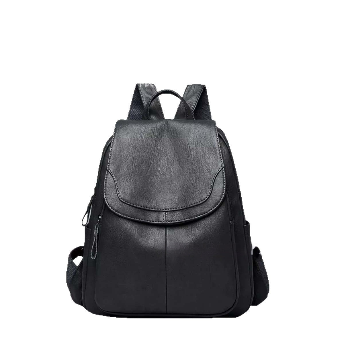 Pack Leader — Women's Simple Soft Leather Travel Backpack