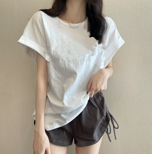 Korean Craze — Loose Drop Shoulder Sleeve Top