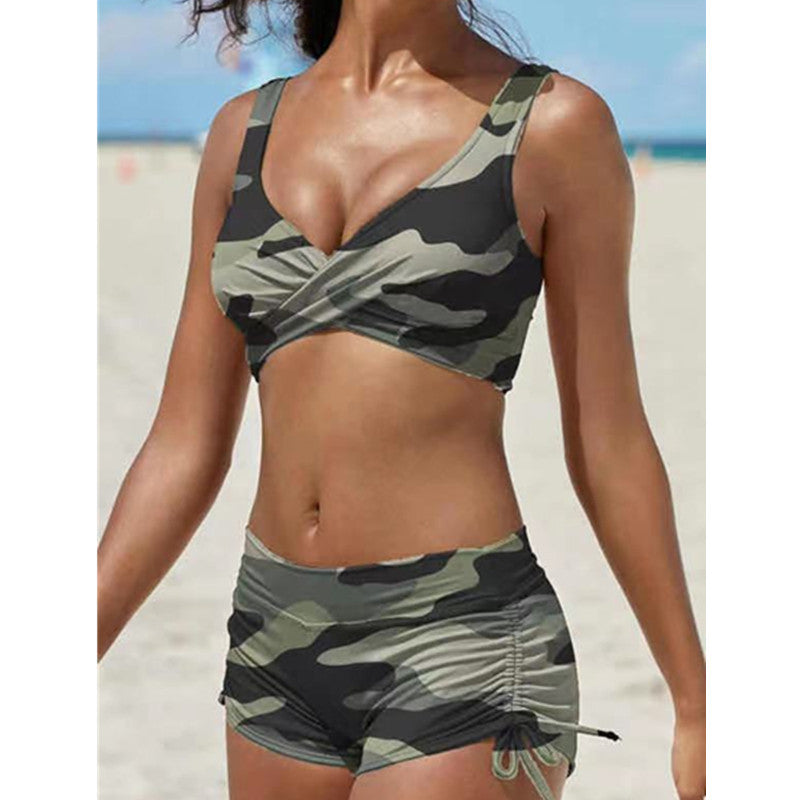 Strap Tease — Bandeau High-Cut Cheeky Bikini Set