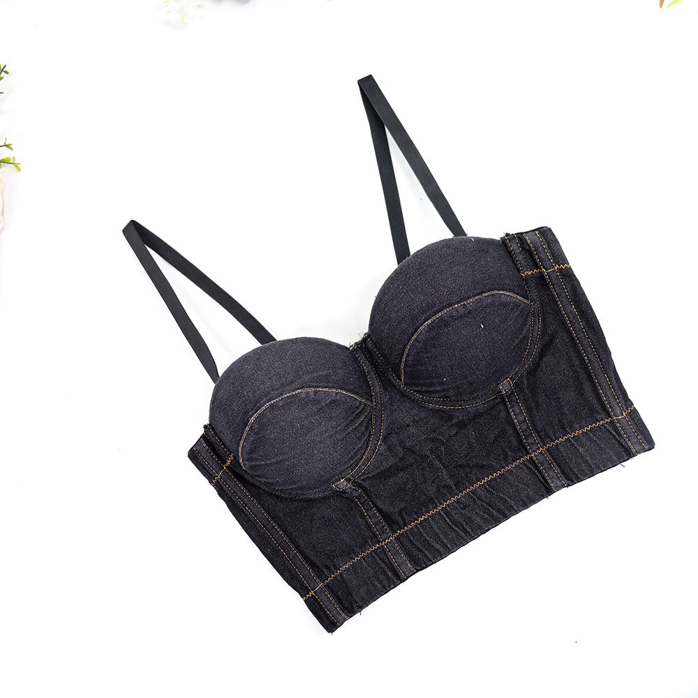 Denim Diva — Fashionable All-Matching Denim Camisole