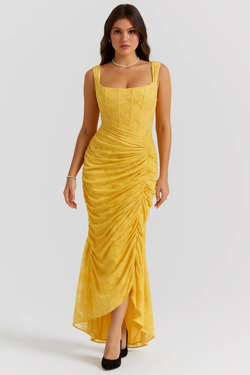 Siren Song — Sleeveless Fishtail Maxi Gown